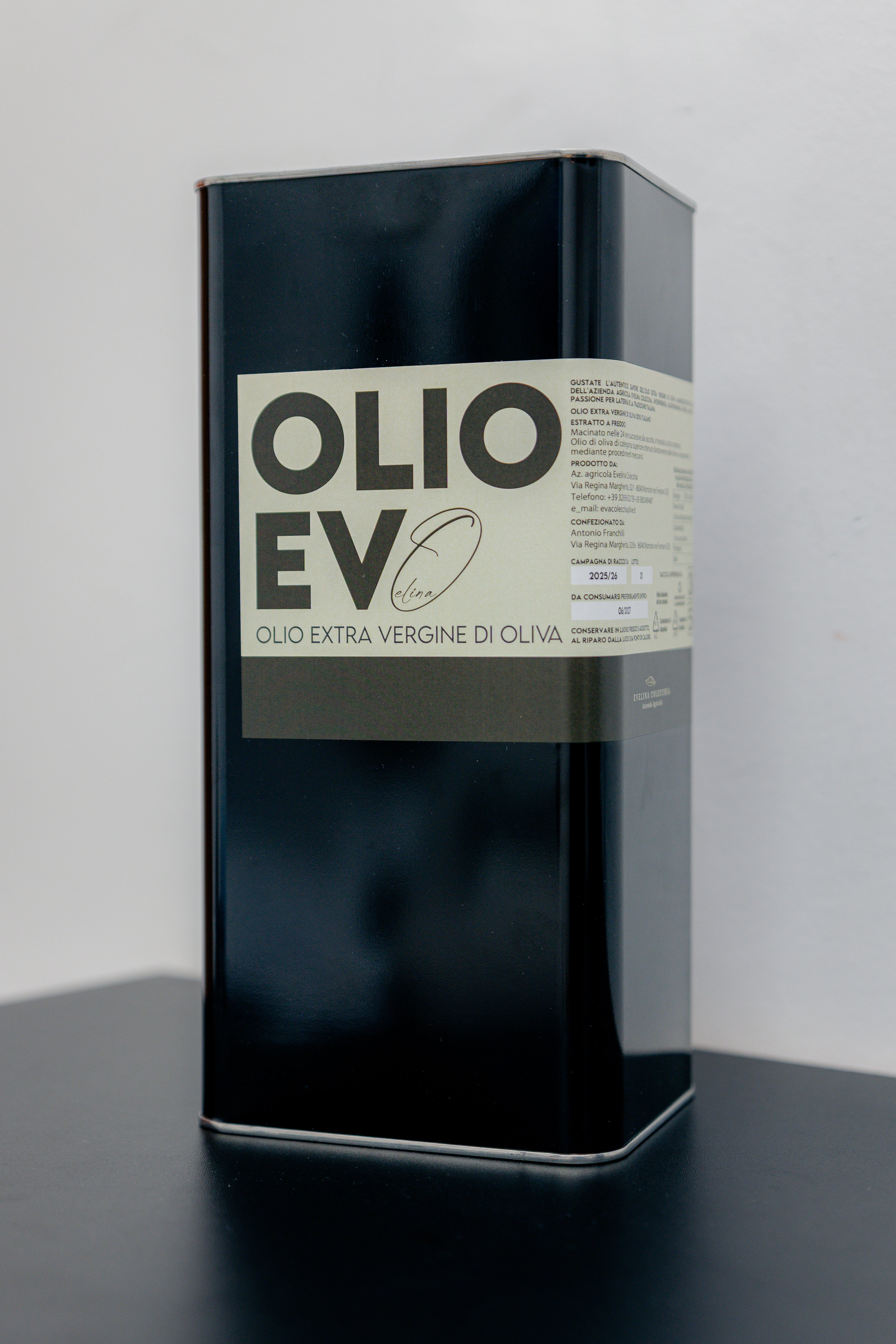 OLIO EVELINA extra vergine di oliva 5 Litri