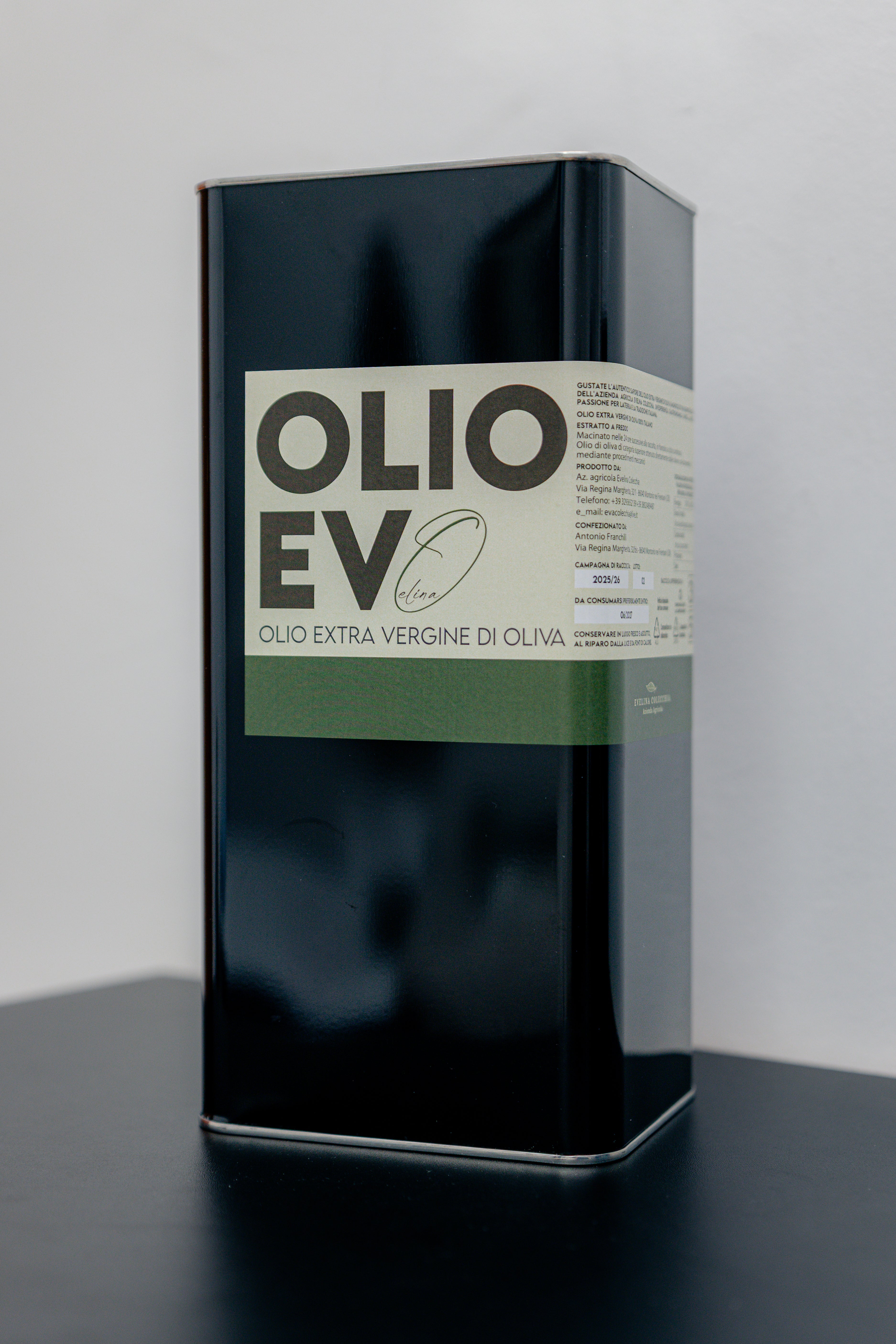 OLIO EVELINA extra vergine di oliva 5 Litri